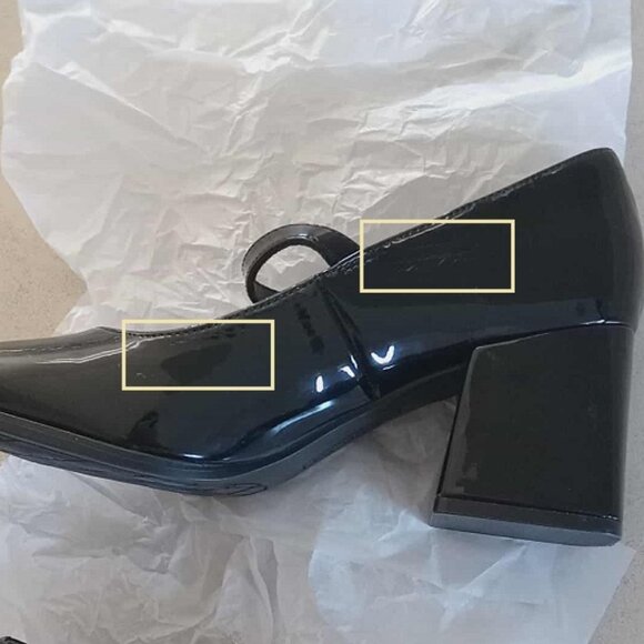 Rachel Zoe | Livia Mary Jane Glossy Patent Block Heels - Picture 11 of 12